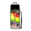 Cute LoveBird Print Wallet Case-Free Shipping