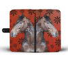 Thoroughbred Horse Print Wallet Case-Free Shipping