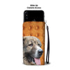 Caucasian Shepherd Dog Print Wallet Case-Free Shipping