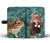 Djungarian Hamster (Striped Dwarf Hamster) Print Wallet Case-Free Shipping