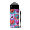 Love Rose Print Wallet Case-Free Shipping