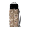 Bulldog In heart Print Wallet Case-Free Shipping