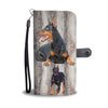 Amazing Doberman Pinscher Dog Print Wallet Case-Free Shipping
