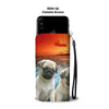 Pug Puppies Wallet Case- Free Shipping