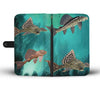 Suckermouth Catfish Print Wallet Case-Free Shipping