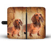 Dachsund Print Wallet Case- Free Shipping