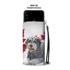 Polish Lowland Sheepdog Print Wallet Case- Free Shipping