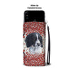 English Springer Spaniel Dog Print Wallet Case-Free Shipping