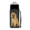 Cairn Terrier Dog Print Wallet Case-Free Shipping