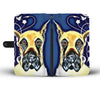 Amazing Great Dane On Blue Print Wallet Case-Free Shipping
