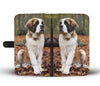 St. Bernard Print Wallet Case- Free Shipping