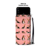 Basset Hound Dog 2nd Pattern Print Wallet Case-Free Shipping