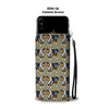 Rough Collie Dog 2nd Pattern Print Wallet Case-Free Shipping