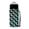 Dachshund Dog 2nd Pattern Print Wallet Case-Free Shipping