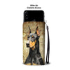 Doberman Pinscher Print Wallet Case- Free Shipping