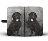 Flat Coated Retriever Print Wallet Case- Free Shipping