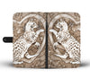Ocicat in heart Print Wallet Case-Free Shipping