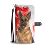 Cute German Shepherd Print Wallet Case- Free Shipping