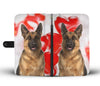 Cute German Shepherd Print Wallet Case- Free Shipping