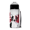 Cute Boston Terrier Print Wallet Case-Free Shipping