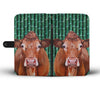 Lovely Limousin Cattle (Cow) Print Wallet Case-Free Shipping