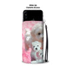 Cute Bolognese Dog Print Wallet Case- Free Shipping