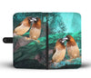 Society Finch Bird Print Wallet Case-Free Shipping