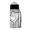 Cute Yorkie With Love Print Wallet Case-Free Shipping