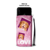 Nova Scotia Duck Tolling Retriever with Love Print Wallet Case-Free Shipping