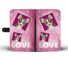 Chihuahua Dog with Love Print Wallet Case-Free Shipping