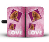 Cocker Spaniel Dog with Love Print Wallet Case-Free Shipping