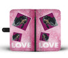 Bluetick Coonhound Dog with Love Print Wallet Case-Free Shipping