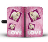 Chow Chow Dog with Love Print Wallet Case-Free Shipping
