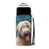 Lovely Birard Dog Pattern Print Wallet Case-Free Shipping