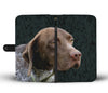 Lovely Braque Francais  Dog Pattern Print Wallet Case-Free Shipping