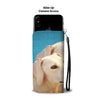 Amazing Sloughi Dog Pattern Print Wallet Case-Free Shipping