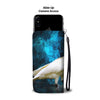 Lovely Umbrella Cockatoo Bird Print Wallet Case-Free Shipping