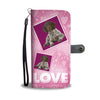 German Shorthaired Pointer with Love Print Wallet Case-Free Shipping