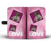 German Shorthaired Pointer with Love Print Wallet Case-Free Shipping