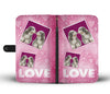 Old English Sheepdog with Love Print Wallet Case-Free Shipping