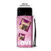 French Bulldog with Love Print Wallet Case-Free Shipping