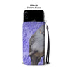 Cute Diamond Dove Bird Print Wallet Case-Free Shipping
