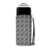 Golden Retriever Dog Black&White Pattern  Print Wallet Case-Free Shipping