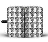 Amazing Labrador Retriever Dog Black&White Pattern Print Wallet Case-Free Shipping