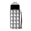 Amazing Labrador Retriever Dog Black&White Pattern Print Wallet Case-Free Shipping