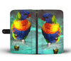 Lories And Lorikeets Parrot Print Wallet Case-Free Shipping