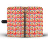 Poodle Dog In Heart Pattern Print Wallet Case-Free Shipping