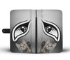 Dragon Li Cat Eyes Print Wallet Case-Free Shipping