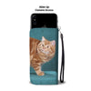 Cymric Cat Print Wallet Case-Free Shipping