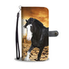 Clydesdale Horse Print Wallet Case- Free Shipping